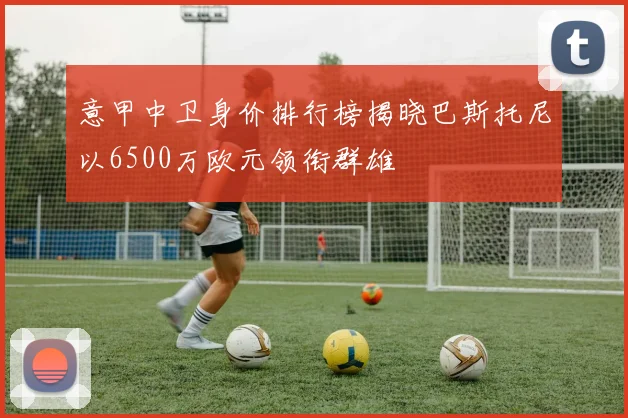 意甲中卫身价排行榜揭晓巴斯托尼以6500万欧元领衔群雄